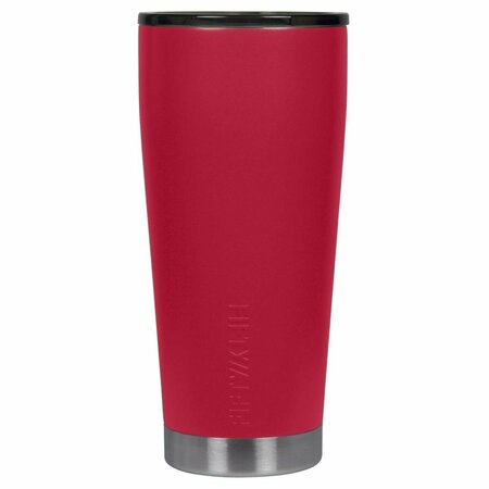 EAT-IN TOOLS 20 oz Vacuum-Insulated Tumbler with Smoke Cap, Cherry Red EA3544435